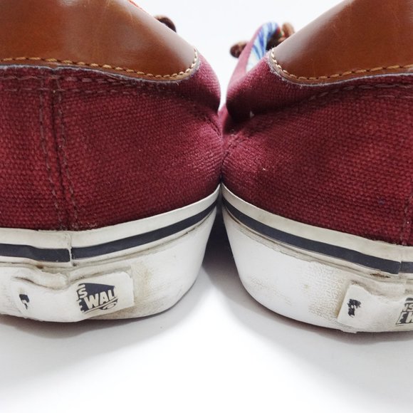 VANS Red Boat Shoes Size 10 - Picture 11 of 16